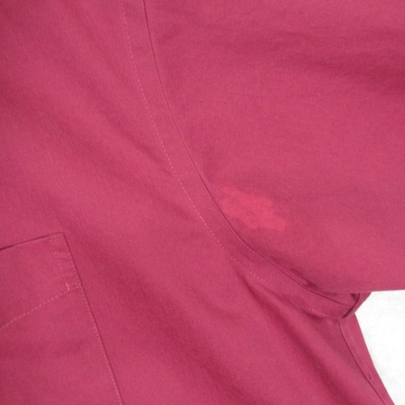 L.L. Bean Men's Button Up Shirt Short Sleeve Red XL Tall Wrinkle Resitant - Picture 5 of 6